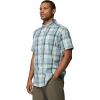 Columbia Men’s Rapid Rivers II Short Sleeve Shirt(Crushed Blue/Base Plaid)