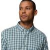 Columbia Men’s Rapid Rivers II Short Sleeve Shirt(Crushed Blue/Rapid Rivers Gingham)