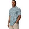 Columbia Men’s Rapid Rivers II Short Sleeve Shirt(Crushed Blue/Rapid Rivers Gingham)