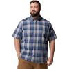 Columbia Men’s Rapid Rivers II Short Sleeve Shirt(Dark Mountain/Base Plaid)