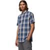 Columbia Men’s Rapid Rivers II Short Sleeve Shirt(Dark Mountain/Base Plaid)