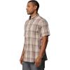 Columbia Men’s Rapid Rivers II Short Sleeve Shirt(Flint Grey/Base Plaid)