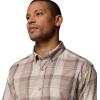 Columbia Men’s Rapid Rivers II Short Sleeve Shirt(Flint Grey/Base Plaid)
