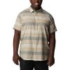 Columbia Mens Rapid Rivers Novelty Short Sleeve(Ancient Fossil Scattered Stripe)
