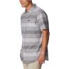 Columbia Mens Rapid Rivers Novelty Short Sleeve(Columbia Grey Scattered Stripe)