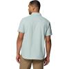 Columbia Mens Rapid Rivers Novelty Short Sleeve(Crushed Blue/Diamond Dobby)