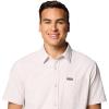 Columbia Mens Rapid Rivers Novelty Short Sleeve(Dark Stone Diamond Dobby Chambray)