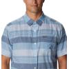 Columbia Mens Rapid Rivers Novelty Short Sleeve(Jet Stream Scattered Stripe)