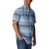 Columbia Mens Rapid Rivers Novelty Short Sleeve(Jet Stream Scattered Stripe)