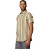 Columbia Mens Rapid Rivers Novelty Short Sleeve(Mossy Green/Isle Stripe)