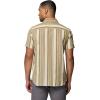 Columbia Mens Rapid Rivers Novelty Short Sleeve(Mossy Green/Isle Stripe)
