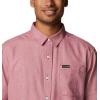 Columbia Mens Rapid Rivers Novelty Short Sleeve(Red Onion/Red Quartz)