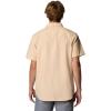 Columbia Mens Rapid Rivers Novelty Short Sleeve(Sand Dune Diamond Dobby Chambray)