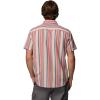 Columbia Mens Rapid Rivers Novelty Short Sleeve(Washed Red/Isle Stripe)
