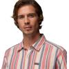 Columbia Mens Rapid Rivers Novelty Short Sleeve(Washed Red/Isle Stripe)