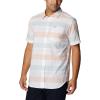 Columbia Mens Rapid Rivers Novelty Short Sleeve(White Scattered Stripe)