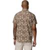 Columbia Men’s Rapid Rivers Printed Short Sleeve Shirt, Comfort Stretch(Iron/Floweret)