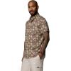 Columbia Men’s Rapid Rivers Printed Short Sleeve Shirt, Comfort Stretch(Iron/Floweret)