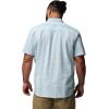 Columbia Men’s Rapid Rivers Printed Short Sleeve Shirt, Comfort Stretch(Marine Light/Wildflower)