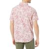Columbia Men’s Rapid Rivers Printed Short Sleeve Shirt, Comfort Stretch(Rosette Toucanical)