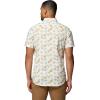 Columbia Men’s Rapid Rivers Printed Short Sleeve Shirt, Comfort Stretch(Sea Salt/Floweret)
