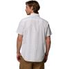 Columbia Men’s Rapid Rivers Printed Short Sleeve Shirt, Comfort Stretch(White/Wildflower)