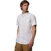 Columbia Men’s Rapid Rivers Printed Short Sleeve Shirt, Comfort Stretch(White/Wildflower)