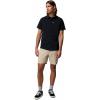 Columbia Mens Sage Peak Woven Short Sleeve Shirt(Black)