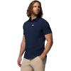Columbia Mens Sage Peak Woven Short Sleeve Shirt(Collegiate Navy)