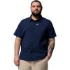 Columbia Mens Sage Peak Woven Short Sleeve Shirt(Collegiate Navy)