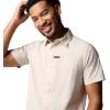 Columbia Mens Sage Peak Woven Short Sleeve Shirt(Dark Stone)
