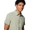 Columbia Mens Sage Peak Woven Short Sleeve Shirt(Safari)