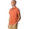 Columbia Mens Sage Peak Woven Short Sleeve Shirt(Tuscan)