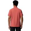 Columbia Mens Sage Peak Woven Short Sleeve Shirt(Washed Red)