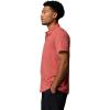 Columbia Mens Sage Peak Woven Short Sleeve Shirt(Washed Red)
