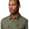 Columbia Men’s Silver Ridge Utility II Short Sleeve(Stone Green)
