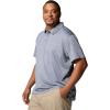 Columbia Men’s Tech Trail Utility Polo(Collegiate Navy Heather)