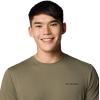 Columbia Men’s Tech Trail Utility Short Sleeve Crew(Stone Green)