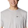 Columbia Mens Thistletown Hills Pocket Tee(Columbia Grey Heather)