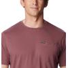 Columbia Mens Thistletown Hills Pocket Tee(Light Raisin)