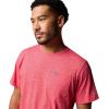 Columbia Mens Thistletown Hills Pocket Tee(Mountain Red Heather)