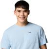 Columbia Mens Thistletown Hills Pocket Tee(Ripple Blue Heather)