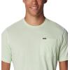 Columbia Mens Thistletown Hills Pocket Tee(Sage Leaf Heather)