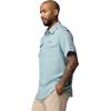 Columbia Men’s Utilizer Ii Solid Short Sleeve Shirt(Crushed Blue)