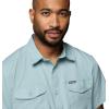 Columbia Men’s Utilizer Ii Solid Short Sleeve Shirt(Crushed Blue)