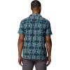 Columbia Men’s Utilizer Print Camp Shirt(Everblue/Floreidoscope)