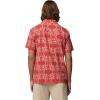 Columbia Men’s Utilizer Print Camp Shirt(Washed Red/Floreidoscope)