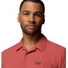 Columbia Men’s Utilizer Short Sleeve Camp Shirt(Washed Red)