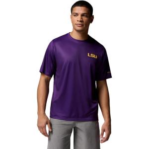 Columbia Men’s Collegiate Terminal Tackle SS Shirt(Lsu – Vivid Purple)