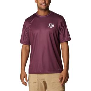 Columbia Men’s Collegiate Terminal Tackle SS Shirt(Team Color)